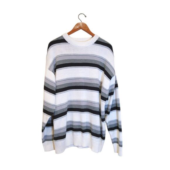 Jordan Craig Multicolor Striped Sweater Men's L Crewneck - Grandpa - Picture 2 of 6